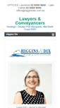 Mobile Screenshot of higginsdix.com.au